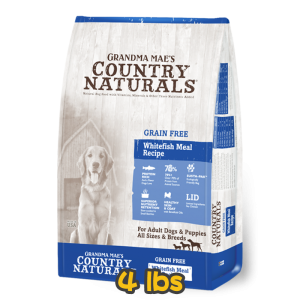 [COUNTRY NATURALS] 犬用 無穀物三文魚白鮭魚配方全犬乾糧 GRAIN FREE Whitefish Meal Recipe 4lbs