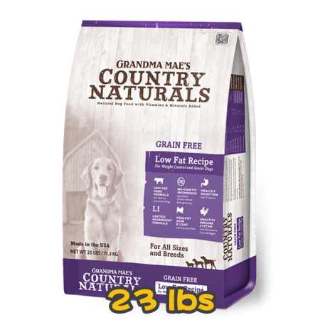 [COUNTRY NATURALS] 犬用 無穀物防敏高纖配方全犬乾糧 GRAIN FREE Low Fat Recipe 23lbs