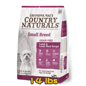 [COUNTRY NATURALS] 犬用 無穀物羊肉防敏配方室內中小型犬乾糧 GRAIN FREE Small Breed Lamb & Lamb Meal Recipe 14lbs