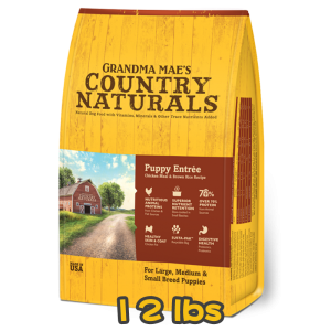 [COUNTRY NATURALS] 犬用 雞肉配方幼犬乾糧 Puppy Entree Chicken Meal & Brown Rice Recipe 12lbs