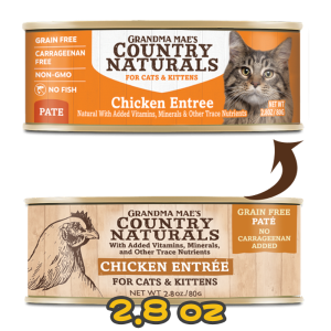 [COUNTRY NATURALS] 貓用 走地雞肉泥配方全貓罐頭 CHICKEN ENTREE Cat Canned Food 2.8oz