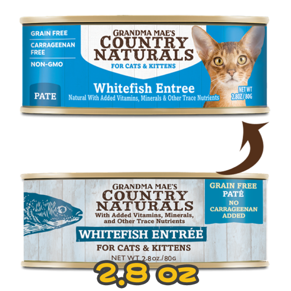 [COUNTRY NATURALS] 貓用 深海魚肉泥配方全貓罐頭 WHITEFISH ENTREE Cat Canned Food 2.8oz