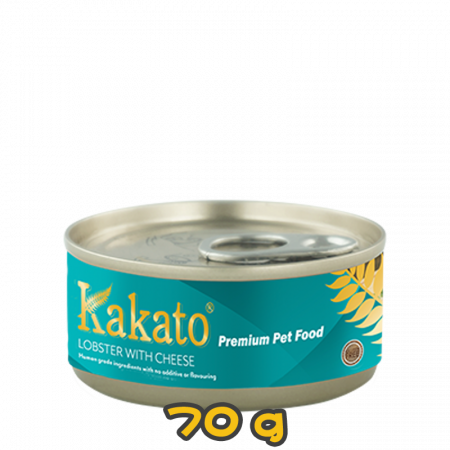 [Kakato 卡格] 貓/犬用 LOBSTER WITH CHEESE 芝士龍蝦貓狗罐頭 70g