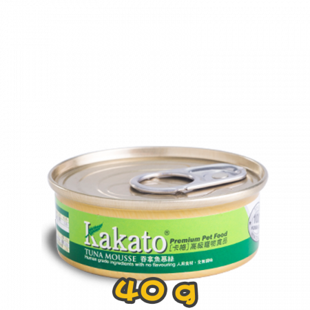 [Kakato 卡格] 貓/犬用 TUNA MOUSSE 吞拿魚慕絲貓狗罐頭 40g