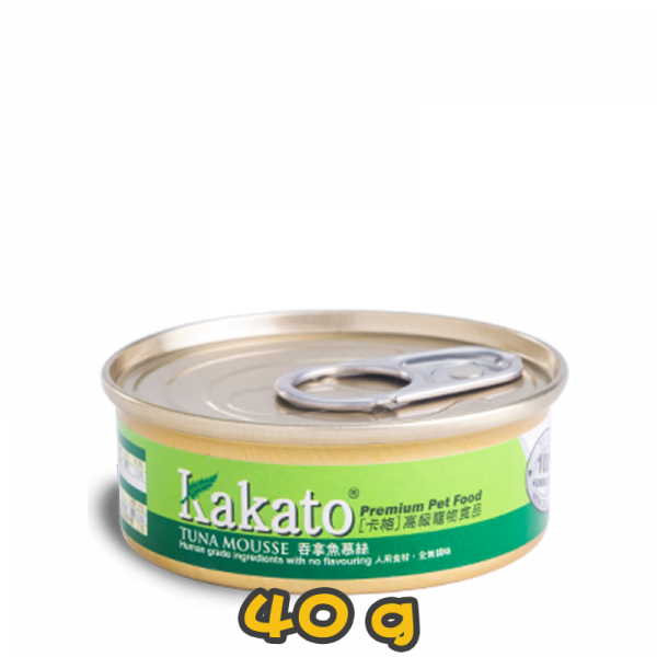 [Kakato 卡格] 貓/犬用 TUNA MOUSSE 吞拿魚慕絲貓狗罐頭 40g