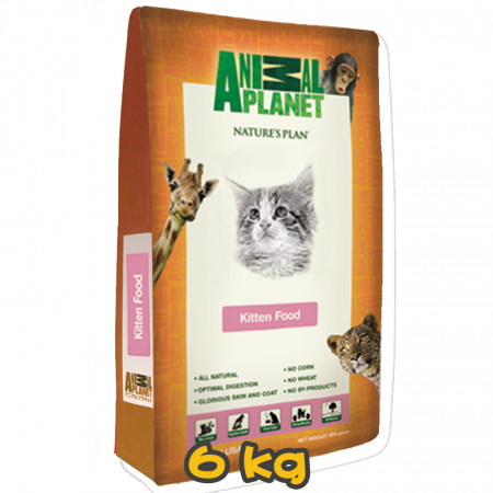 [ANIMAL PLANET 動物星球] 貓用 NATURE'S PLAN Kitten Food 幼貓配方貓乾糧 6kg (雞肉及飯味)