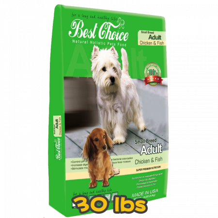 [Best Choice] 犬用 Small Breed Adult Chicken & Fish 小型成犬配方狗乾糧 30lbs (雞肉及魚味)