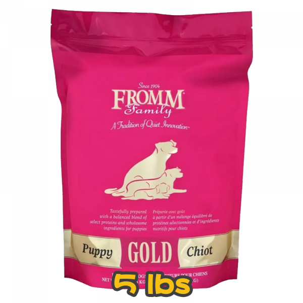 [FROMM 福摩] 犬用 GOLD Puppy 金裝雞鴨羊魚蔬菜配方幼犬乾糧 5lbs