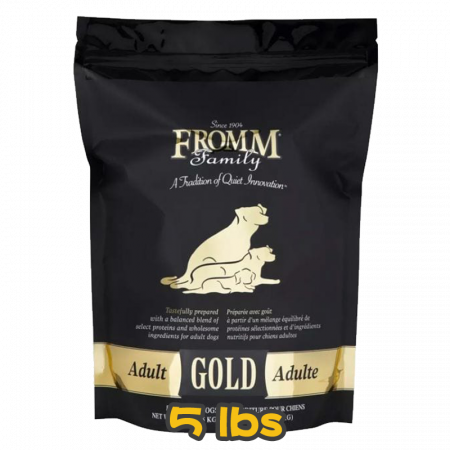 [FROMM 福摩] 犬用 GOLD Adult 金裝雞鴨羊魚蔬菜配方成犬乾糧 5lbs