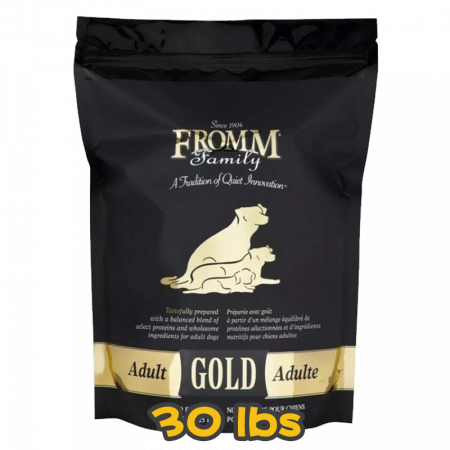 [FROMM 福摩] 犬用 GOLD Adult 金裝雞鴨羊魚蔬菜配方成犬乾糧 30lbs