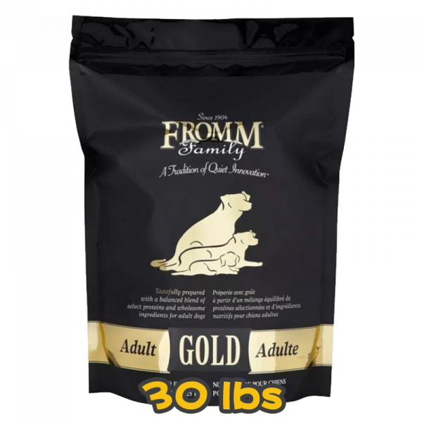 [FROMM 福摩] 犬用 GOLD Adult 金裝雞鴨羊魚蔬菜配方成犬乾糧 30lbs