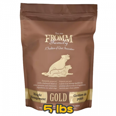 [FROMM 福摩] 犬用 GOLD Weight Management 金裝雞火雞魚蔬菜低脂/體重控制配方狗乾糧 5lbs