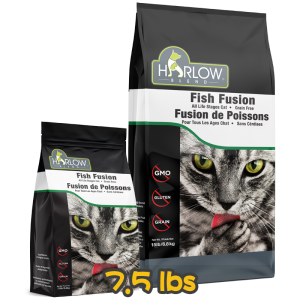 [清貨] [HARLOW BLEND] 貓用 無穀物5種海洋鮮魚及蔬果全貓乾糧 Grain-Free Blend Marine 5 Fish 7.5lbs (無穀物) (前名：HOLISTIC BLEND 楓葉)