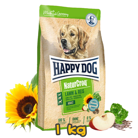 [HAPPY DOG] 犬用 羊肉飯全犬乾糧 NaturCroq LAMM & REIS 1kg