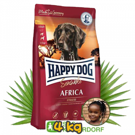 [HAPPY DOG] 犬用 非洲無穀物配方成犬乾糧 Supreme Sensible Africa Grainfree 4kg