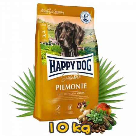 [HAPPY DOG] 犬用 意大利鴨肉甜栗子無穀物配方成犬乾糧 Supreme Sensible Piemonte Grainfree 10kg