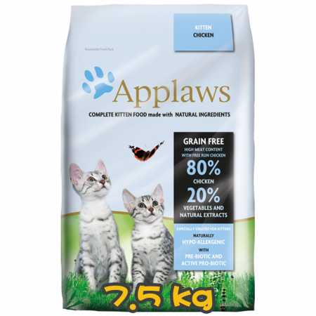 [Applaws] 貓用 幼貓糧 雞肉配方 幼貓乾糧 Kitten Chicken 7.5kg