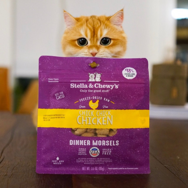 [Stella&Chewy's] 貓用 凍乾生肉主糧 籠外鳳凰(雞肉配方) 全貓乾糧 Freeze Dried Raw Chick Chick Chicken Dinner Morsels 8oz