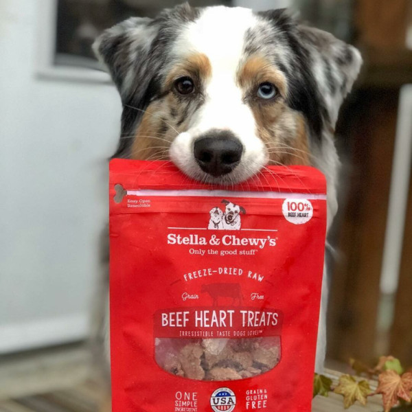 [Stella&Chewy's] 犬用 凍乾生內臟小食系列 牛心 全犬乾糧 Freeze Dried Raw Beef Heart Treats 3oz