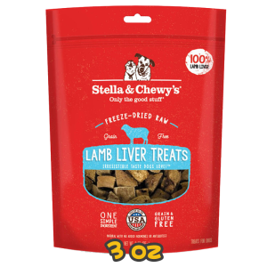 [Stella&Chewy's] 犬用 凍乾生內臟小食系列 羊肝 全犬乾糧 Freeze Dried Raw Lamb Liver Treats 3oz