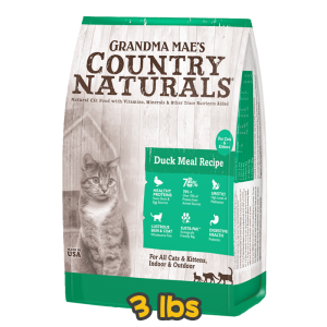 [COUNTRY NATURALS] 貓用 鴨肉亮毛護膚全貓配方全貓乾糧 Duck Meal Recipe 3lbs