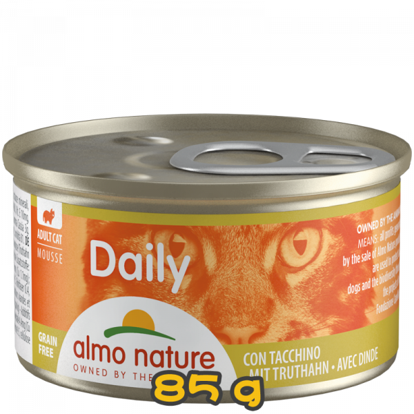 [almo nature] 貓用 Daily 主食慕絲罐頭火雞 全貓濕糧 Turkey Flavour 85g