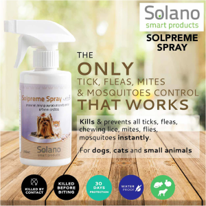 [Solano] 犬貓用 殺蚤噴霧 Flea & Tick control Solpreme Spray-250ml