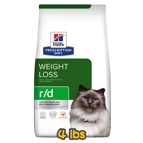 [Hill's 希爾思] 貓用 r/d 健康減重配方獸醫處方乾糧 4lbs