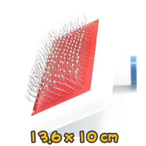 白塑柄珠頭針梳 White Plastic Handle Bead Pin Comb-13.6*10cm