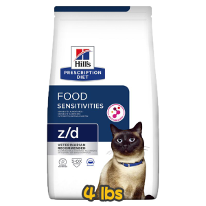 [Hill's 希爾思] 貓用 z/d (低過敏原) 皮膚/食物敏感配方獸醫處方乾糧 4lbs