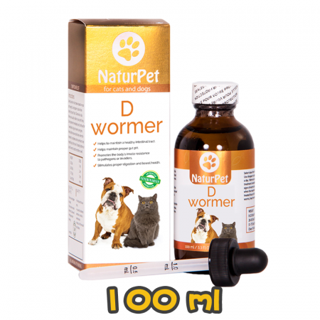 [Naturpet] 犬貓用 驅蟲液 D Wormer-100ml
