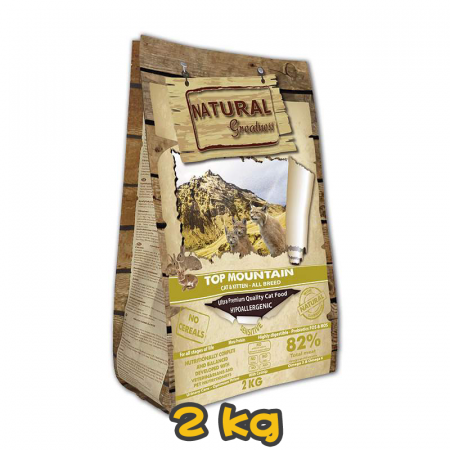 [NATURAL Greatness] 貓用 天然無穀物山頂配方防敏感室內兔肉貓乾糧 Top Mountain recipe 2kg 