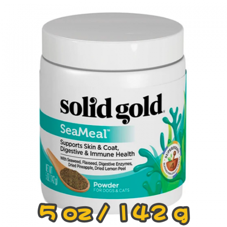 [素力高Solid Gold] 犬貓用 海草礦物素 Seameal Powder-5oz/142g