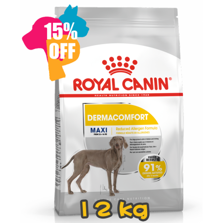 [ROYAL CANIN 法國皇家] 犬用 Maxi Dermacomfort Adult 大型犬皮膚舒緩加護配方乾糧 12kg