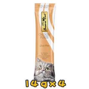[Fussie Cat 高竇貓] 貓用 嫩滑雞肉醬 全貓小食 Chicken Puree 4 x 14g