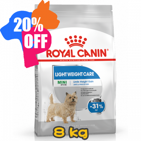 [ROYAL CANIN 法國皇家] 犬用 Mini Light Weight Care Adult 小型犬體重控制加護配方乾糧 8kg