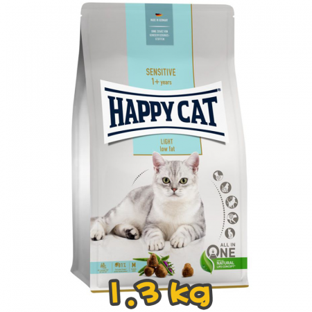 [HAPPY CAT] 貓用 成貓輕盈減肥配方成貓乾糧 Sensitive Adult Light 1.3kg