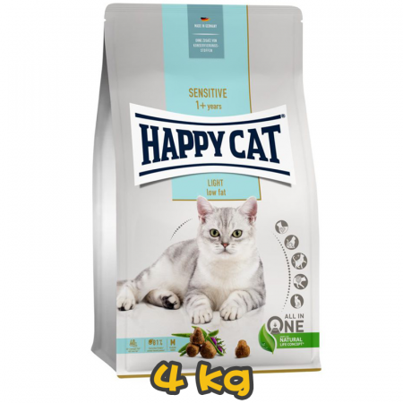 [HAPPY CAT] 貓用 成貓輕盈減肥配方成貓乾糧 Sensitive Adult Light 4kg