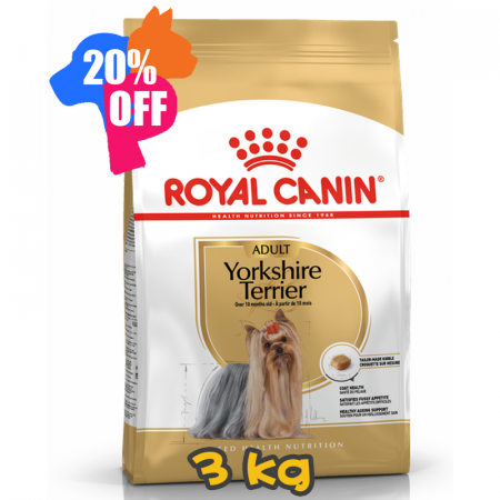 [將會停產] [ROYAL CANIN 法國皇家] 犬用 Yorkshire Terrier Adult 約瑟爹利成犬專屬配方乾糧 3kg