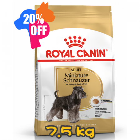 [ROYAL CANIN 法國皇家] 犬用 Miniature Schnauzer Adult 迷你史納莎成犬專屬配方乾糧 7.5kg