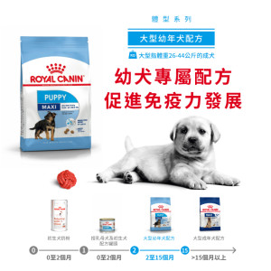 [ROYAL CANIN 法國皇家] 犬用 Maxi Puppy 大型幼犬營養配方乾糧 4kg