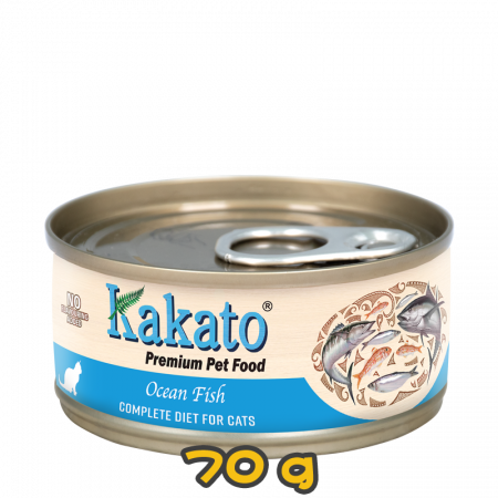[Kakato 卡格] 貓用 海魚主食罐頭 Complete Diet Tinned Food- Ocean Fish for cats -all life stages -70g