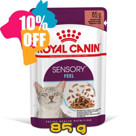 [ROYAL CANIN 法國皇家] 貓用 Sensory Feel (Gravy) 貓感系列 口感營養主食濕糧（肉汁）85克