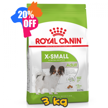 [ROYAL CANIN 法國皇家] 犬用 X-Small Adult 超小型成犬營養配方 3kg