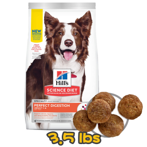 [Hill's 希爾思] 犬用 Science Diet® ADULT PERFECT DIGESTION SALMON RECIPE 1歲或以上完美消化成犬乾糧 3.5lbs (三文魚糙米及全燕麥) 