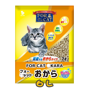 [For Cat Okara] 日本環保豆腐貓砂-6L