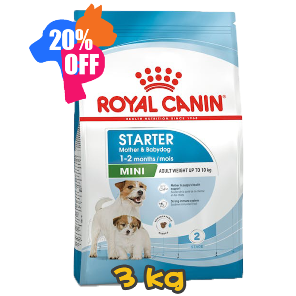 [ROYAL CANIN 法國皇家] 犬用 Mini Starter Mother & Babydog 小型初生犬及母犬營養配方乾糧 3kg