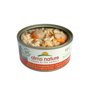 [almo nature] 貓用 HFC Natural 天然貓罐頭雞肉鮮蝦 全貓濕糧 Chicken and Shrimps Flavour 70g