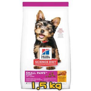 [Hill's 希爾思] 犬用 Science Diet® PUPPY <1 SMALL PAWS CHICKEN MEAL, BARLEY & BROWN RICE RECIPE 1歲或以下小型犬專用小型幼犬乾糧 1.5kg (雞肉,大麥&糙米味)