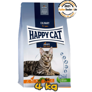 [HAPPY CAT] 貓用 成貓鴨肉配方成貓乾糧 Adult Grainfree Land-Ente Duck 4kg